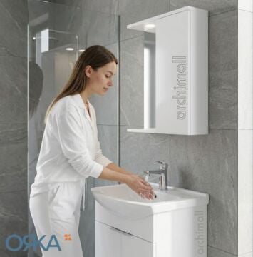 Orka Purus 55 cm Ayaklı Banyo Dolabı