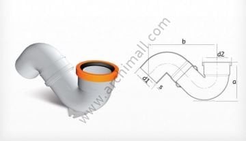 Fırat 100 mm PVC Es Sifon