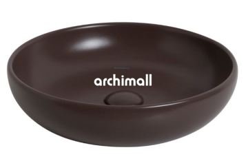 Nunki 44 cm Tezgah Üstü Lavabo Mat Moka