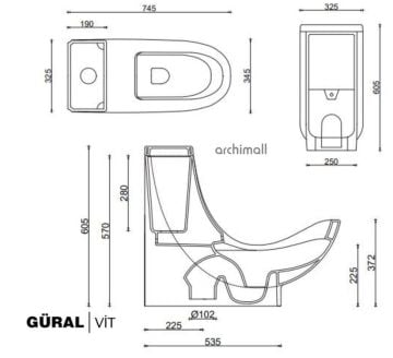 Güralvit Wc Health Sağlık Klozeti