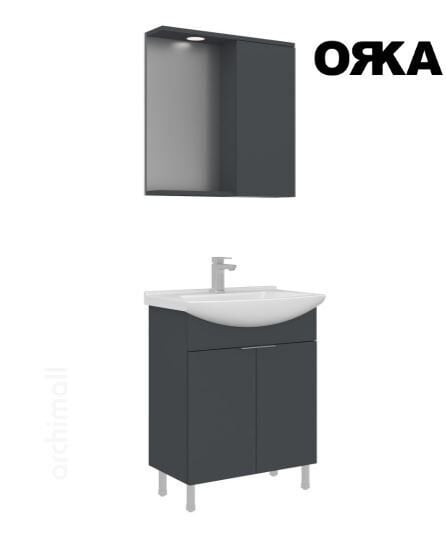 Orka Purus 65 cm Ayaklı Banyo Dolabı
