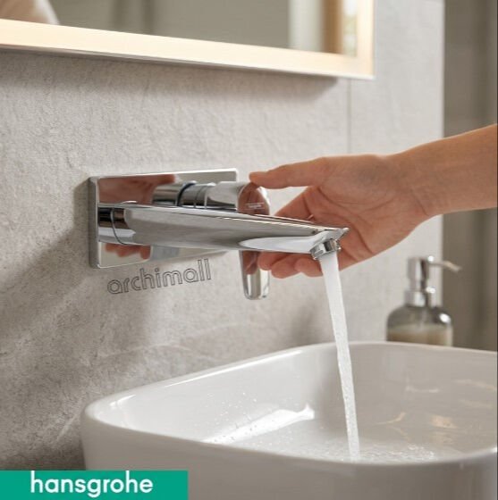Hansgrohe Talis E Ankastre Duvara Monte Lavabo Bataryası