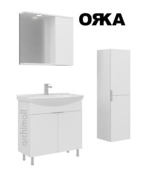 Orka Purus 100 cm Ayaklı Banyo Dolabı