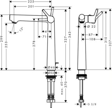 Hansgrohe Talis S Çanak Lavabo Bataryası