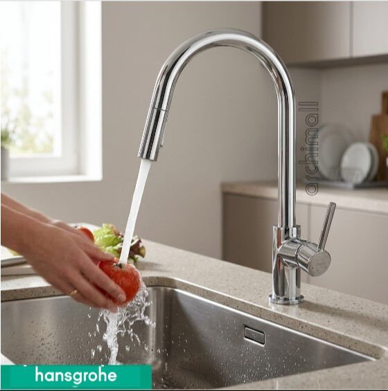 Hansgrohe Talis M54 Spralli Eviye Bataryası