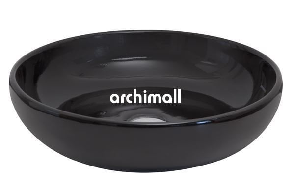 Nunki 44cm Tezgah Üstü Lavabo Siyah