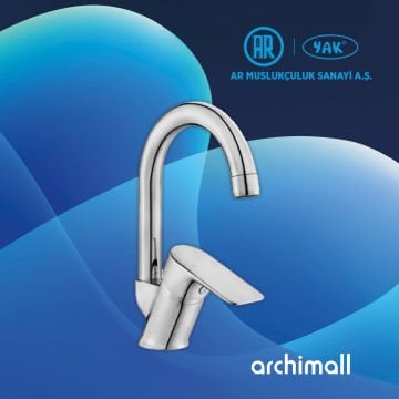 Ar Musluk Fia Kuğu Lavabo Bataryası