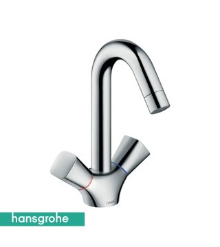 Hansgrohe Logis Volanlı Kuğu Lavabo Bataryası