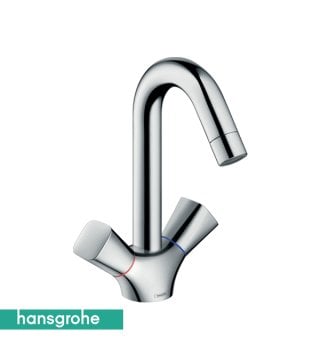 Hansgrohe Logis Volanlı Kuğu Lavabo Bataryası