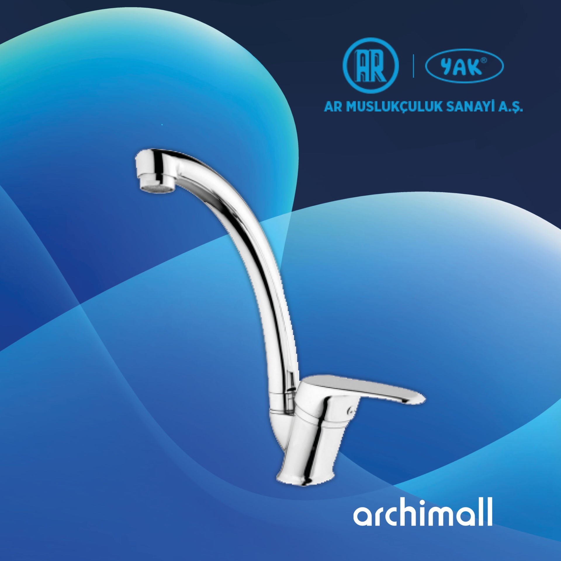 Ar Musluk Lucia Kuğu Evye Bataryası