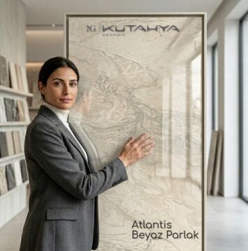 Kütahya 60x120 Atlantis Beyaz Parlak Nano