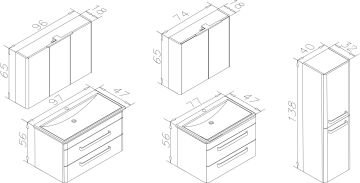 Orka Rose Boy Dolabı