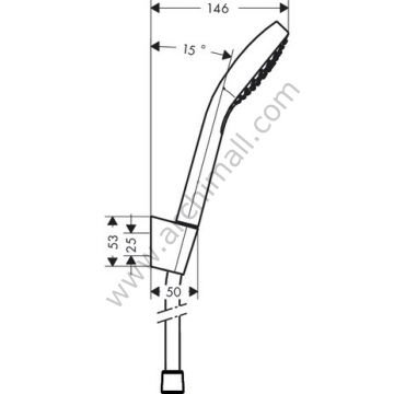 Hansgrohe Croma Select E Vario Duş Askı Seti 26425400