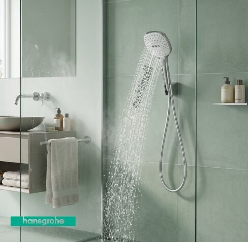 Hansgrohe Raindance Select E 120 Porter Set 1,60m Hortum İle