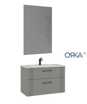 Orka Bari 85 Asma Banyo Dolabı LED Aynalı