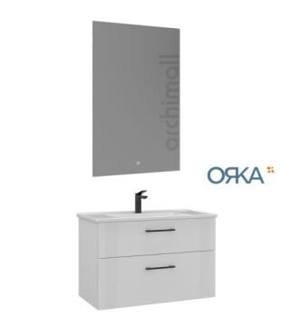 Orka Bari 85 Asma Banyo Dolabı LED Aynalı