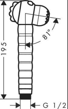 Hansgrohe Jocolino Çocuk El Duşu Aslan 2jet 28760210