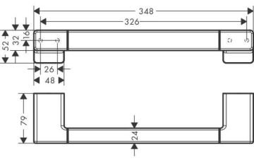 Hansgrohe AddStoris Tutunma Barı Havluluk