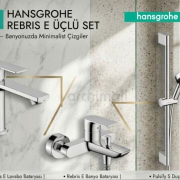 Hansgrohe Rebris E Üçlü Set