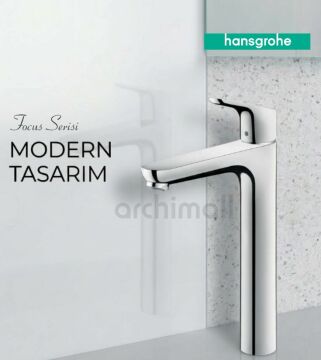 Hansgrohe Focus Çanak Tipi Bataryalı Üçlü Set