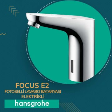 Hansgrohe Focus E2 Fotoselli Lavabo Bataryası Elektrikli