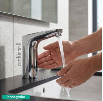 Hansgrohe Focus E2 Fotoselli Lavabo Bataryası Elektrikli