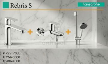 Hansgrohe Rebris S Üçlü Set