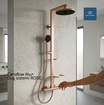 İdeal Standard Ceratherm Alu+ Termostatik Duş Sistemi Rose