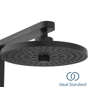 İdeal Standard Ceratherm Alu+ Termostatik Duş Sistemi Mat Siyah