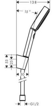 Hansgrohe Pulsify Select S El Duşu Seti 3 Jet 160cm Hortum ile 24303000