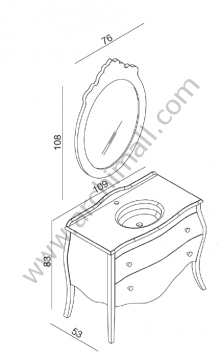 Orka Prestige Boy Dolabı Altın Renk