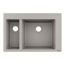 Hansgrohe Granit Beton Gri Eviye Seti