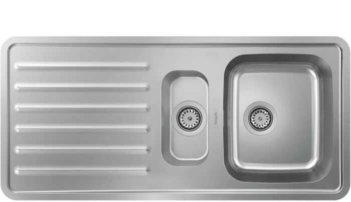 Hansgrohe S4111-F540 Damlalıklı Paslanmaz Çelik Evye 43342800