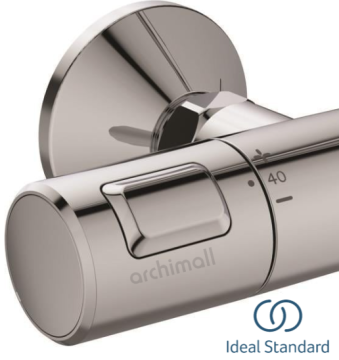 İdeal Standard Ceratherm T25 Termostatik Duş Sistemi Krom