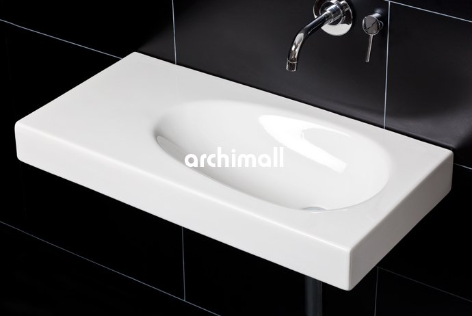 Bunda 91x45 cm Etajerli Lavabo Beyaz