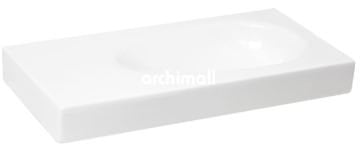 Bunda 91x45cm Etajerli Lavabo Mat Beyaz