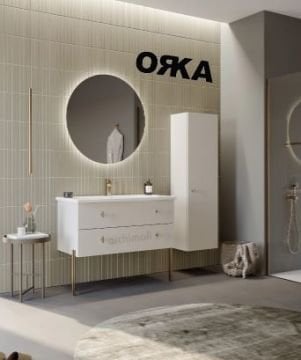 Orka Milazzo 100 cm Ayaklı Banyo Dolabı