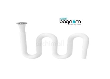 UBM Banyo Uzun Körüklü Lavabo Sifonu