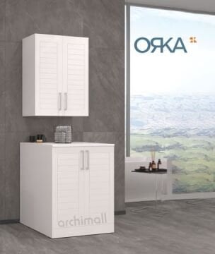 Orka Perge Çamaşır Makine Dolabı