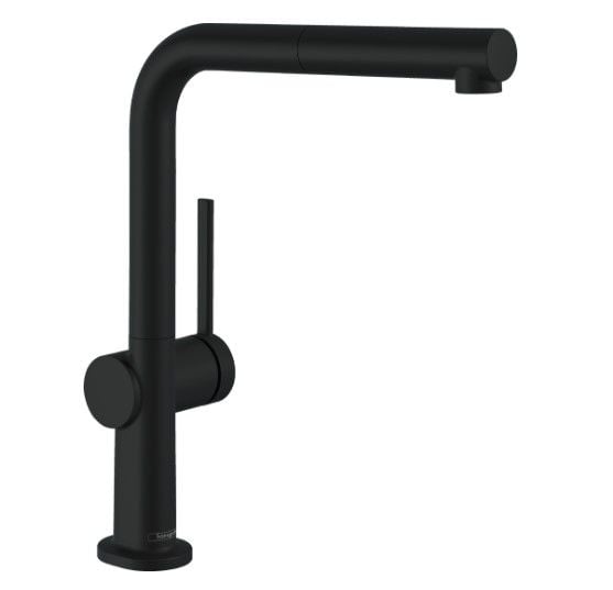 Hansgrohe Talis 240 Satin Siyah Spiralli Evye Bataryası