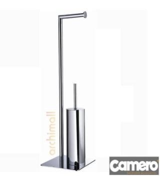 Camero Ayaklı Banyo Seti Köşeli Krom