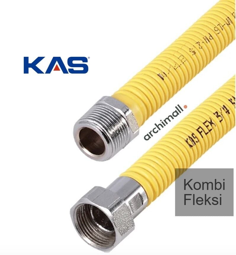 Kas Vana Makaronlu Kombi Bağlantı Fleksi 50 cm