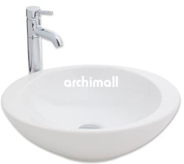 Adara 53x45.5cm Tezgahüstü Lavabo Beyaz