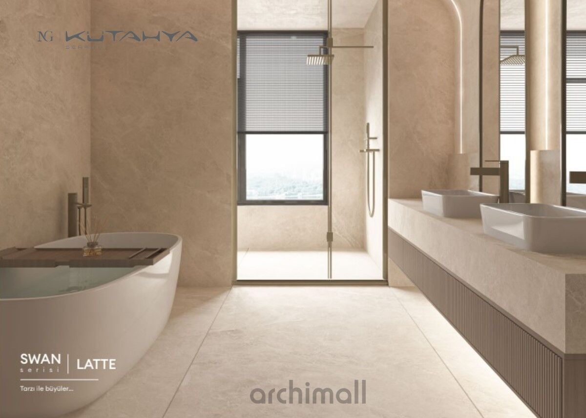 Kütahya 60x120 Swan Latte Mat