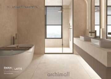 Kütahya 60x120 Swan Latte Mat