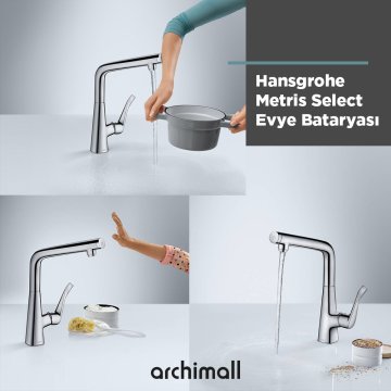 Hansgrohe Metris Select Evye Bataryası