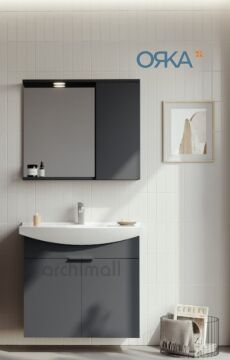 Orka Purus 80 cm Asma Banyo Dolabı