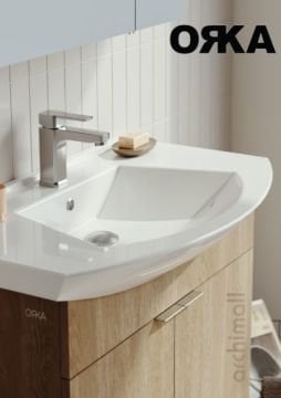 Orka Purus 80 cm Asma Banyo Dolabı BUDVA