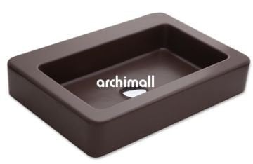 Skat 59x41cm Tezgahüstü Lavabo Mat Moka