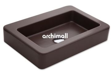 Skat 59x41cm Tezgahüstü Lavabo Mat Moka